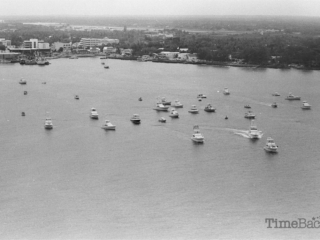Boats in George Town Harbour
