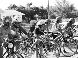 Before the bike race