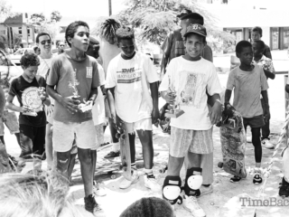 Skateboards and trophies