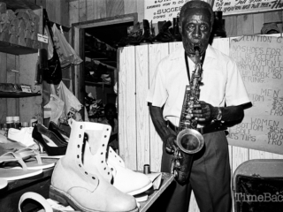 Mr. Howell and his saxophone