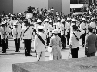 Parade for Queen Elizabeth II