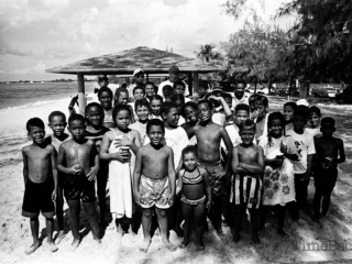 Kids on Seven Mile Beach