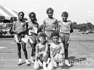 Track and field team, 1991