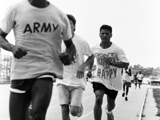 Track and field training, 1991