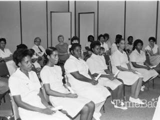 Nurses graduation, 1985