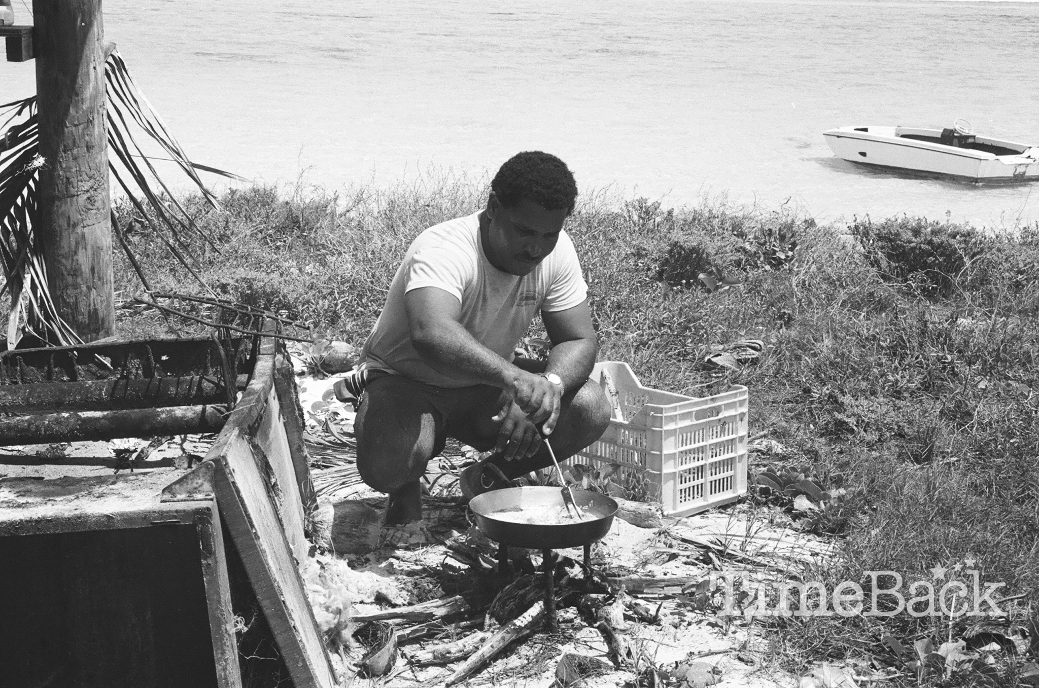 Fry Fish, Cayman Brac, 1985