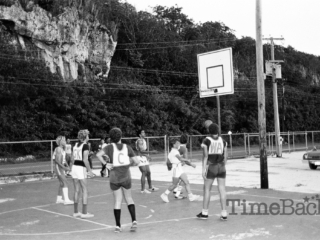 Basketball on Cayman Brac, 1986
