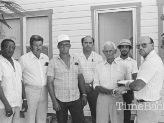Lions donations on Cayman Brac, 1986