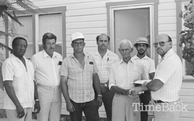 Lions Donations to Brac in Cayman Brac, 1986