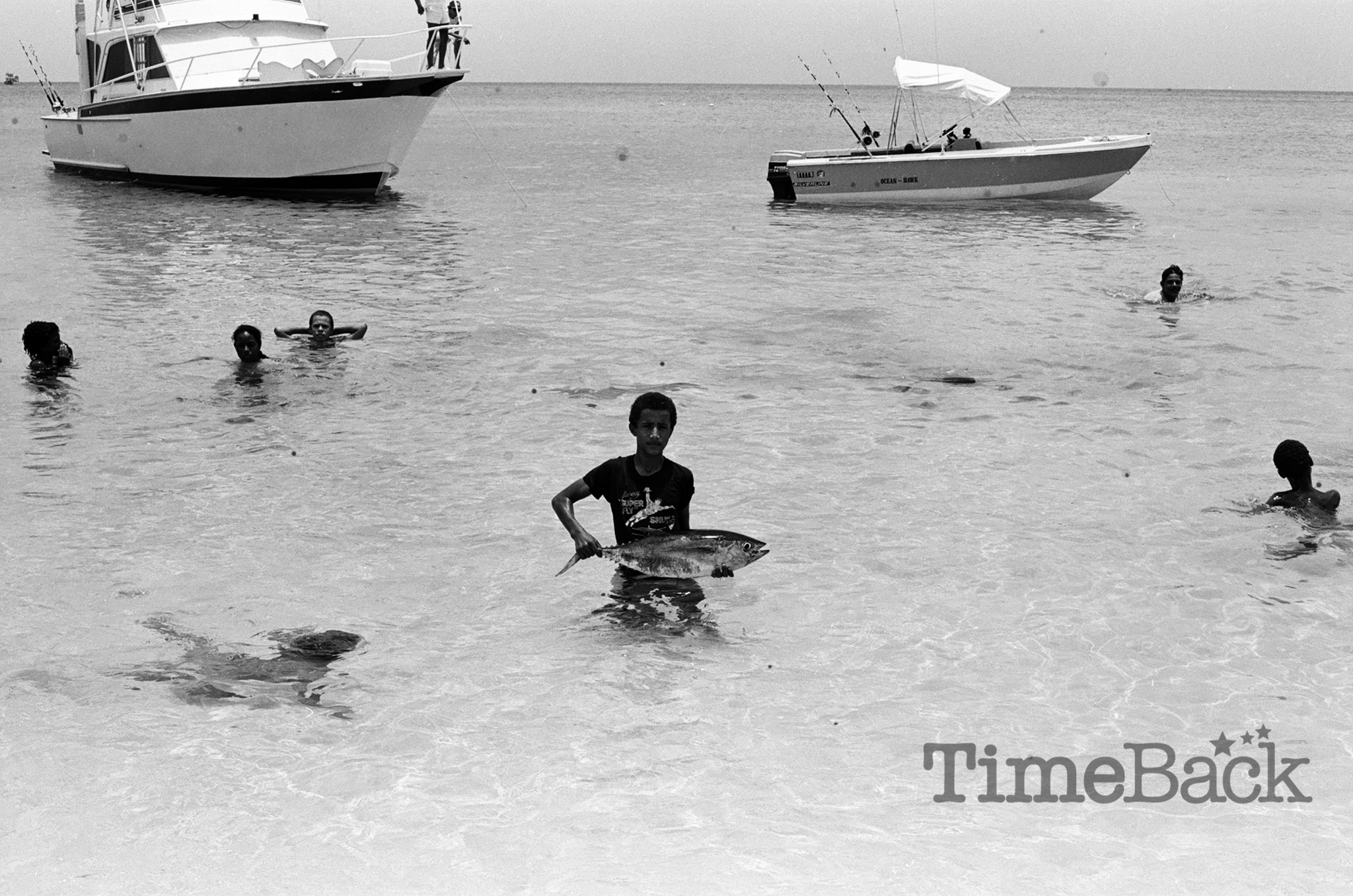 Police fish and fun Festival, Seven Mile Beach, 1986