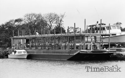 Pioneer one boat building, 1987