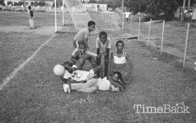 Football at the Anex, George Town, 1987