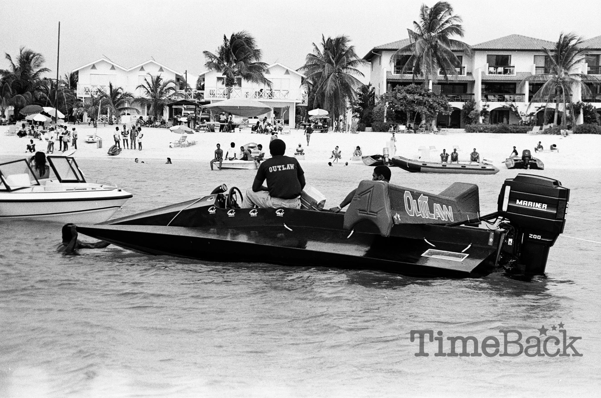 Outlaw, Seven Mile Beach, 1987