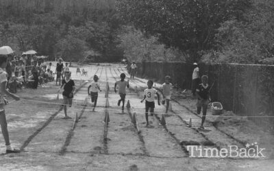 Sports day on Cayman Brac, 1987