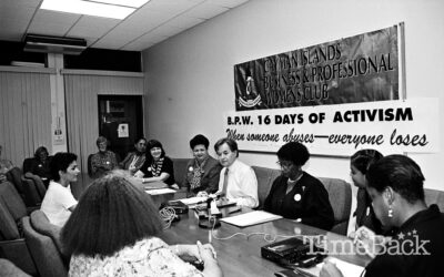 Cayman Islands Business & Professional Women’s Club, Lucille Seymour, Joy Basdeo 1991