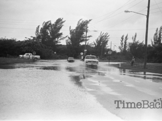 Smith Road intersection, 1985