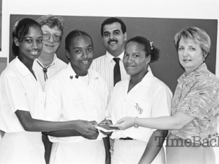 John Gray High School students, 1985